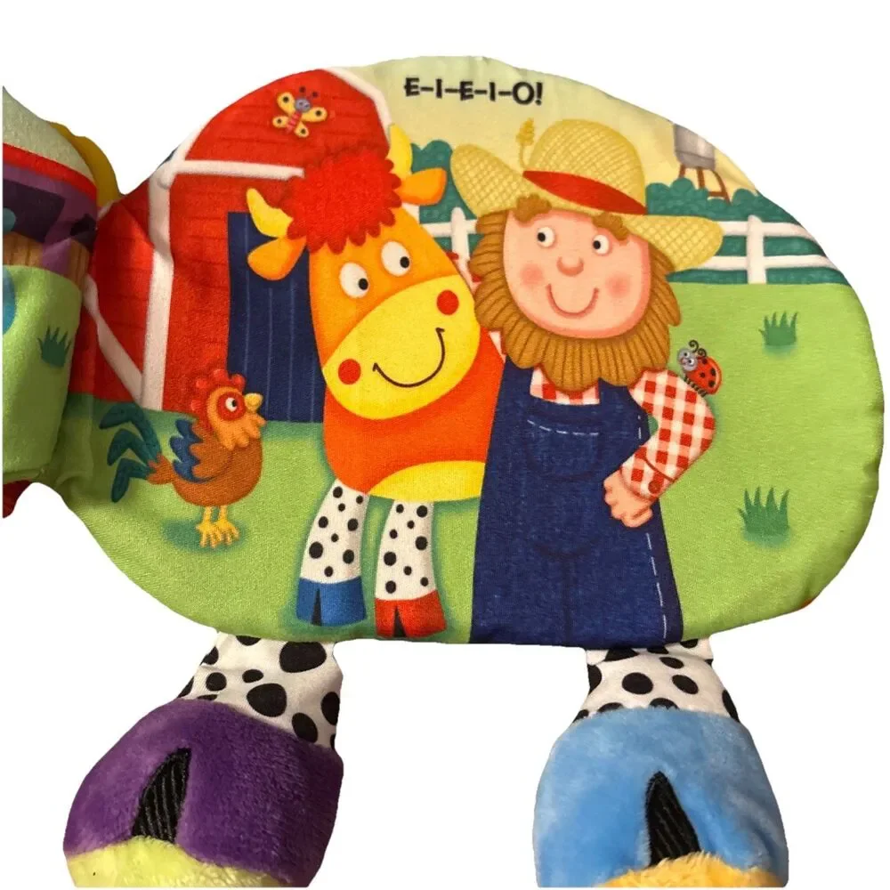 Kids Book Publishing Jiggle and Discover Old McDonald Cloth Book-Kids Books